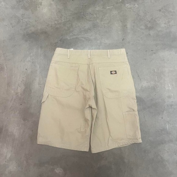 Y2K dickies‎ men's beige carpenter shorts baggy skater workwear - Picture 1 of 7